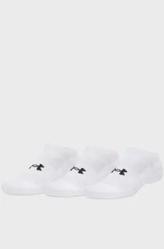 Белые носки (3 пары) UA Performance Cotton 3pk NS Белый 36.5-42 Under Armour 6009683-100