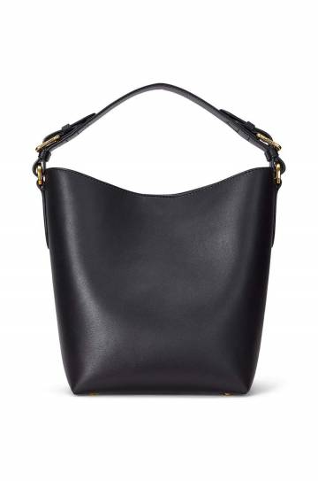 Кожаная сумочка Lauren Ralph Lauren цвет чёрный 431950855 Кожаная сумочка Lauren Ralph Lauren цвет чёрный 431950855