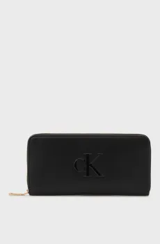 Женский черный кошелек AROUND Черный ONESIZE Calvin Klein LV04F1077G