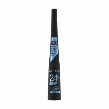 Водостойкая подводка для глаз Catrice Eyeliner 24h Brush Liner Waterproof 010 Ultra Black, 3 мл Водостойкая подводка для глаз Catrice Eyeliner 24h Brush Liner Waterproof 010 Ultra Black, 3 мл