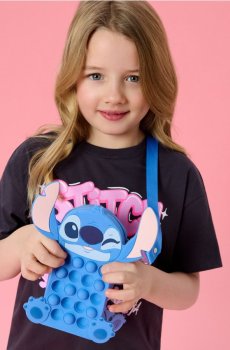 Сумка pop it Lilo & Stitch - light blue