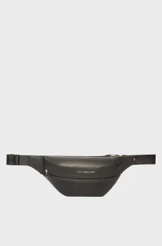 Мужская черная поясная сумка WOVEN BUM Черный ONESIZE Tommy Hilfiger AM0AM13634