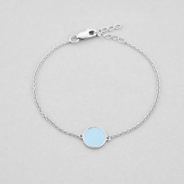 Серебряный браслет Minimal 661141э-blue Серебряный браслет Minimal 661141э-blue