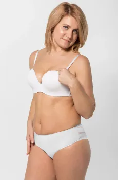 Женские белые трусики 004C Белый XS brabrabra SLZ19802004