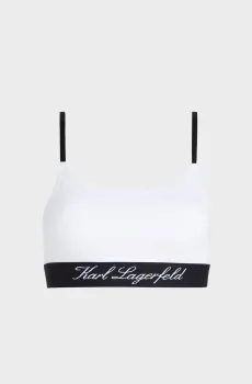 Женский белый топ HOTEL KARL BRALETTE Белый L Karl Lagerfeld 231W2106