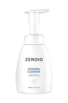 Пенка для умывания Zeroid Foaming Cleanser для сухой и чувствительной кожи, 240 мл
