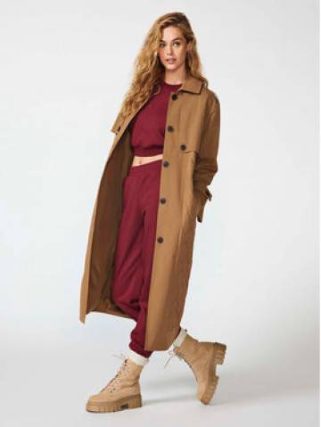 ONLY Тренч 15293269 Коричневий Regular Fit ONLY Тренч 15293269 Коричневий Regular Fit
