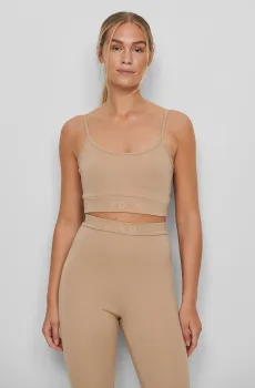 Женский бежевый топ Бежевый XS NA-KD 1044-000157