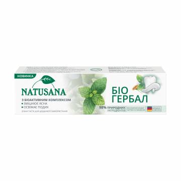 Зубная паста Natusana Био гербал, 100 мл Зубная паста Natusana Био гербал, 100 мл