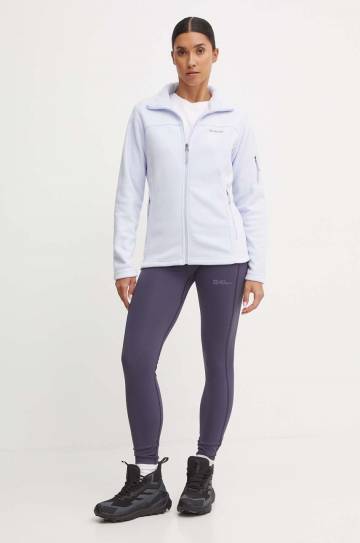 Спортивная кофта Columbia Fast Trek цвет фиолетовый однотонная 1465351 Спортивная кофта Columbia Fast Trek цвет фиолетовый однотонная 1465351