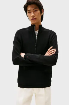 Мужская черная кофта PERFORMANCE ZIP Черный L Tommy Hilfiger MW0MW39572