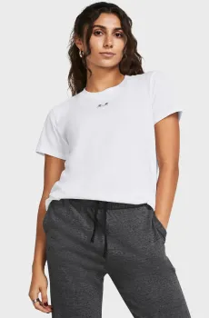Женская белая футболка Campus Core Белый XS Under Armour 1383648-100