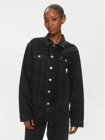 Tommy Jeans Джинсова куртка DW0DW17210 Чорний Regular Fit Tommy Jeans Джинсова куртка DW0DW17210 Чорний Regular Fit