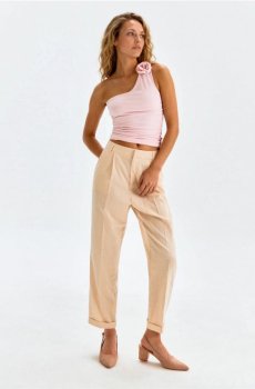Штани-сигарети - бежевий