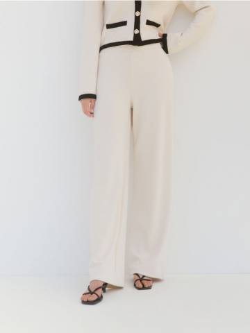 Reserved - LADIES` TROUSERS - нюдовий - ZQ654-02X Reserved - LADIES` TROUSERS - нюдовий - ZQ654-02X