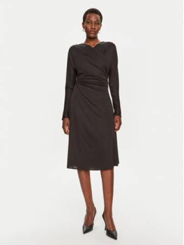 Boss Коктейльна сукня Ettita 50523130 Чорний Slim Fit Boss Коктейльна сукня Ettita 50523130 Чорний Slim Fit