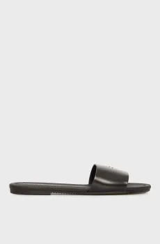 Женские черные слайдеры FLAT SANDAL Черный 37 Calvin Klein YW0YW01697