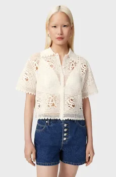 Женская белая блуза KYRA Белый M AllSaints W056KE