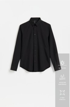 Reserved - Рубашка slim fit - чорний - 865JW-99X