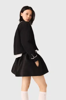 Женская черная рубашка Черный 34 MAJE MFPCM00724_Black