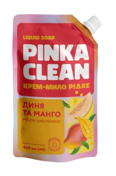 Жидкое крем-мыло Pinka Clean Дыня и манго, 460 мл