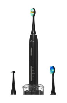 Электрическая звуковая зубная щетка Vega Sonic Smart Pro VT-800 B, 5 режимов чистки, черная, 1 шт