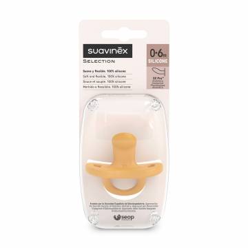 Пустышка анатомическая силиконовая Suavinex Colour Essence желтая, с рождения до 6 месяцев, 1 шт (308083) Пустышка анатомическая силиконовая Suavinex Colour Essence желтая, с рождения до 6 месяцев, 1 шт (308083)