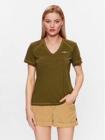 Aeronautica Militare Футболка 231TS2094DJ598 Зелений Regular Fit Aeronautica Militare Футболка 231TS2094DJ598 Зелений Regular Fit