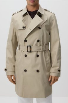 Reserved - Класичний тренч - бежевий - 690IE-08X