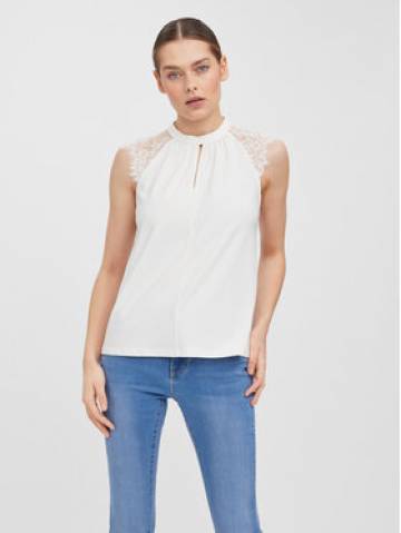 Vero Moda Блузка Milla 10226072 Білий Regular Fit Vero Moda Блузка Milla 10226072 Білий Regular Fit