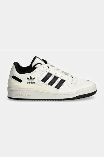 Детские кожаные кроссовки adidas Originals FORUM LOW CL цвет белый IH7918 Детские кожаные кроссовки adidas Originals FORUM LOW CL цвет белый IH7918