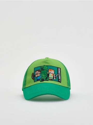 Reserved - BOYS` PEAKED CAP - зелений - 299EC-77X Reserved - BOYS` PEAKED CAP - зелений - 299EC-77X