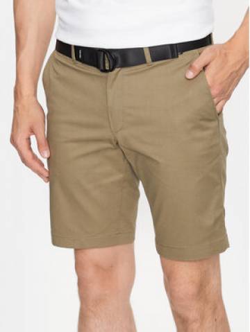 Calvin Klein Шорти з тканини Modern Twill K10K111788 Зелений Slim Fit Calvin Klein Шорти з тканини Modern Twill K10K111788 Зелений Slim Fit