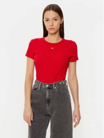 Tommy Jeans Футболка Essential DW0DW17383 Червоний Slim Fit Tommy Jeans Футболка Essential DW0DW17383 Червоний Slim Fit