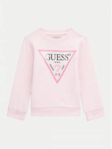 Guess Світшот K4YQ10 KA6R3 Рожевий Regular Fit Guess Світшот K4YQ10 KA6R3 Рожевий Regular Fit