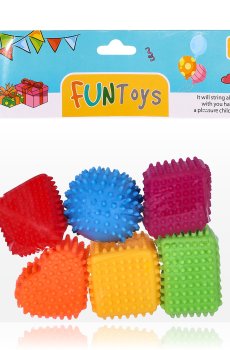 Набор сенсорных фигурок Babik от 3 лет, 6 шт