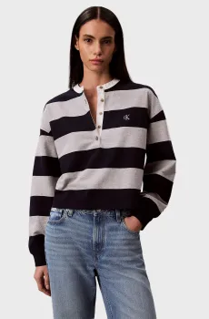 Женская кофта в полоску VARSITY Разноцветный XS Calvin Klein Jeans LV047F213G