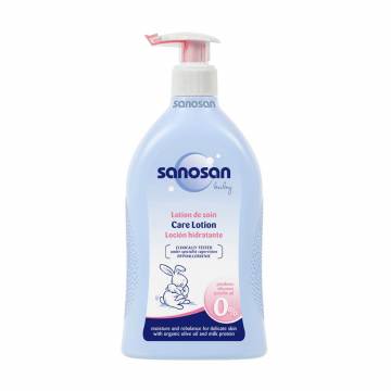 Детский увлажняющий лосьон Sanosan Baby Care Lotion гипоаллергенный, 500 мл