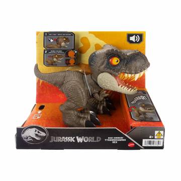 Интерактивная фигурка динозавра Mattel Jurassic World Детеныш Ти-Рекса, от 4 лет Интерактивная фигурка динозавра Mattel Jurassic World Детеныш Ти-Рекса, от 4 лет