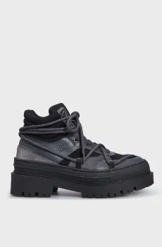 Женские черные ботинки TJW HYBRID BOOT Черный 36 Tommy Jeans EN0EN02338