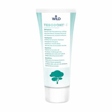 Зубная паста Dr. Wild Tebodont-F с маслом чайного дерева, с фторидом, 75 мл Зубная паста Dr. Wild Tebodont-F с маслом чайного дерева, с фторидом, 75 мл