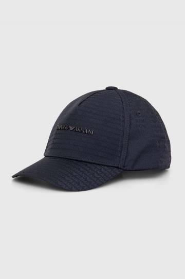 Детская кепка Emporio Armani цвет синий узор 404703 4F575 Детская кепка Emporio Armani цвет синий узор 404703 4F575