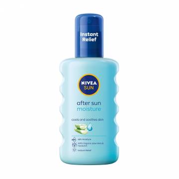 Освежающий спрей для тела NIVEA Sun Увлажнение после загара, с алоэ вера и гиалуроном, 200 мл Освежающий спрей для тела NIVEA Sun Увлажнение после загара, с алоэ вера и гиалуроном, 200 мл