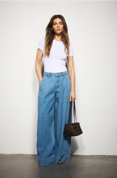 Reserved - Футболка в обтяжку - білий - 166HT-00X