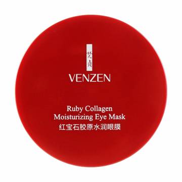 Гидрогелевые патчи для кожи вокруг глаз Venzen Ruby Collagen Moisturizing Eye Mask с экстрактом бурых водорослей, 60 шт Гидрогелевые патчи для кожи вокруг глаз Venzen Ruby Collagen Moisturizing Eye Mask с экстрактом бурых водорослей, 60 шт