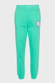 Женские бирюзовые спортивные брюки KL LOGO Бирюзовый S Karl Lagerfeld 240W1053