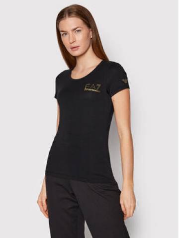 EA7 Emporio Armani Футболка 8NTT65 TJDQZ 1200 Чорний Slim Fit EA7 Emporio Armani Футболка 8NTT65 TJDQZ 1200 Чорний Slim Fit