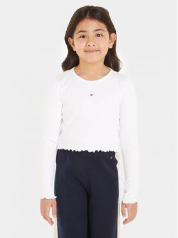 Tommy Hilfiger Блузка Essential KG0KG07595 Білий Regular Fit Tommy Hilfiger Блузка Essential KG0KG07595 Білий Regular Fit