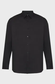 Мужская черная рубашка Черный S Karl Lagerfeld 554675.605444;990