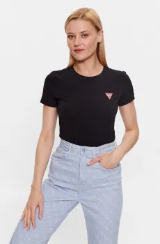 Женская черная футболка Черный L Guess W2YI44.J1314;JBLK